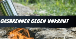 Gasbrenner Unkraut