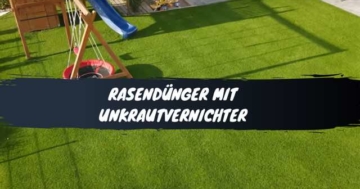 Rasenduenger mit Unkrautvernichter